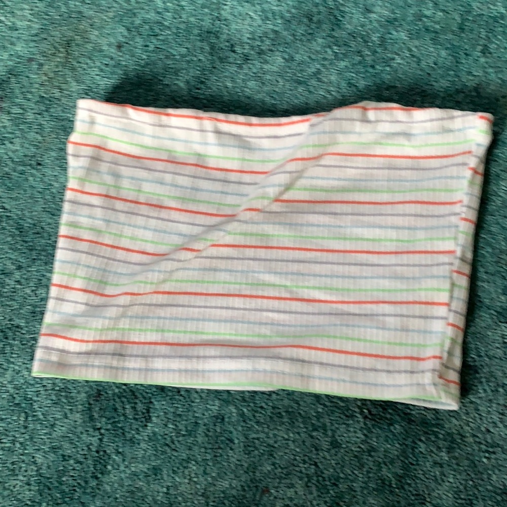 Small/Tube top multiple colors on it